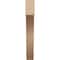 Ekena Millwork 3-inch W x 16-inch D x 22-inch H Del Monte Rough Cedar Woodgrain TimberThane Knee Brace, Primed BRCUR03X16X22DELRCPR - alternate 3